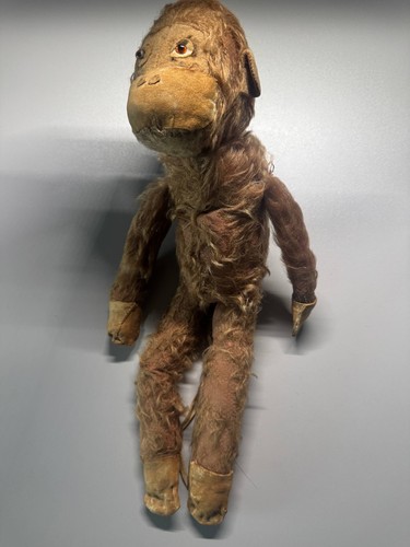 Antiker stoffaffe mohair - antiker,