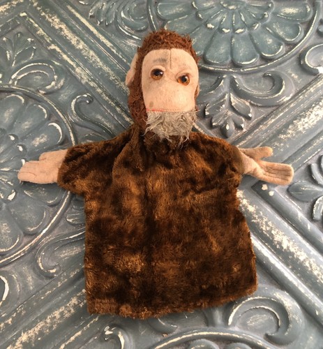 Alte handpuppe affe vermutlich - alte,