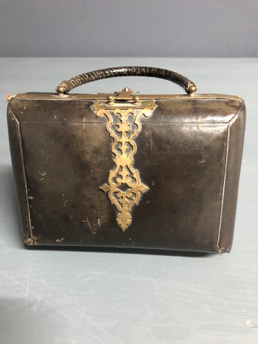 Antike puppen tasche - puppen,