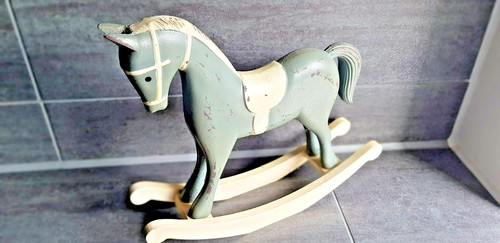 Vintage schaukelpferd holz - vintage,