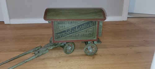 Antiker holz spielzeugwagen - antiker,