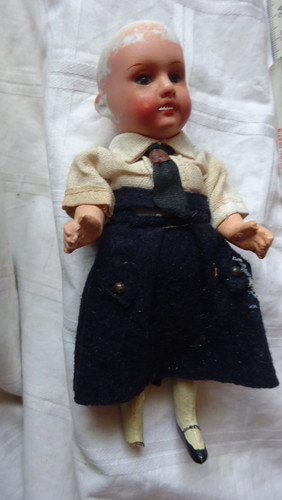 Antikes puppenstubenpüppchen - antikes,