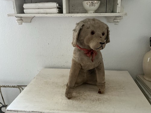 Altes spielzeug stofftier hund - spielzeug,