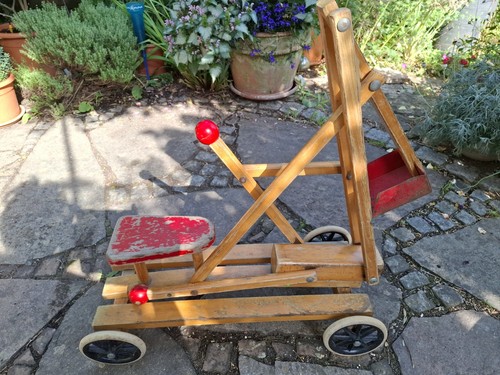 Holz bagger alt - alt, 70er
