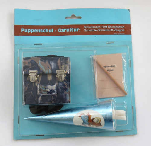 Vintage puppenschul garnitur - vintage,