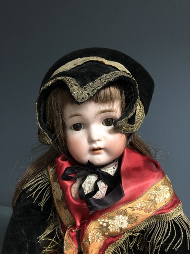 Antike porzellankopfpuppe - antike, &