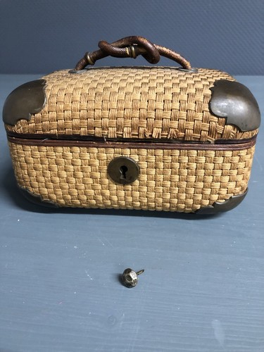 Antiker puppen reisekoffer - antiker,