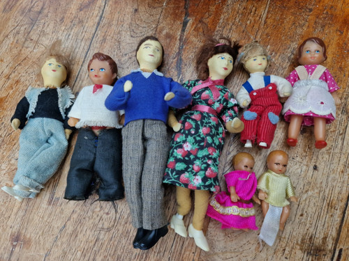 Konvolut alte biegepuppen - konvolut,