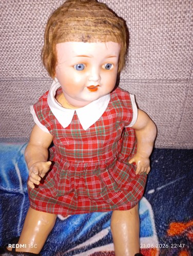 Porzellankopfpuppe heulbach - porzellankopfpuppe,